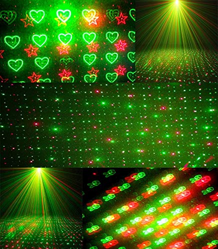 MLD MLD Diwali Mini Laser Projector Stage Lighting Sound Activated Laser Light for Party and DJ 6 Design Sound Activated  - Image 2