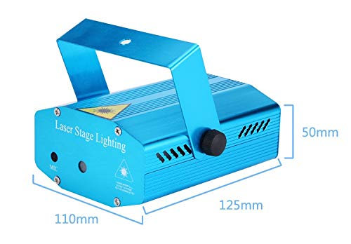 MLD MLD Diwali Mini Laser Projector Stage Lighting Sound Activated Laser Light for Party and DJ 6 Design Sound Activated  - Image 5