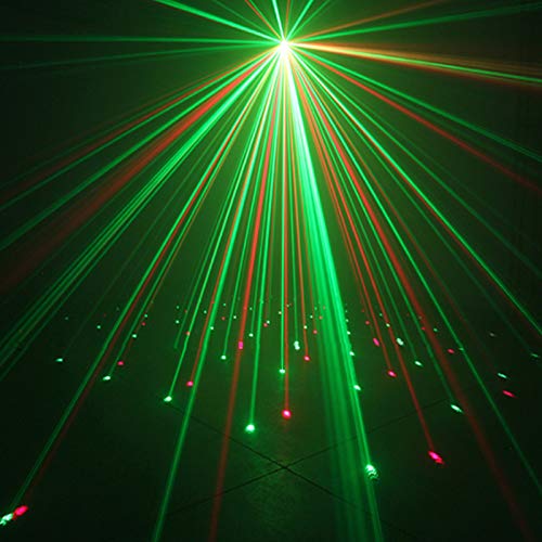 MLD MLD Diwali Mini Laser Projector Stage Lighting Sound Activated Laser Light for Party and DJ 6 Design Sound Activated  - Image 3