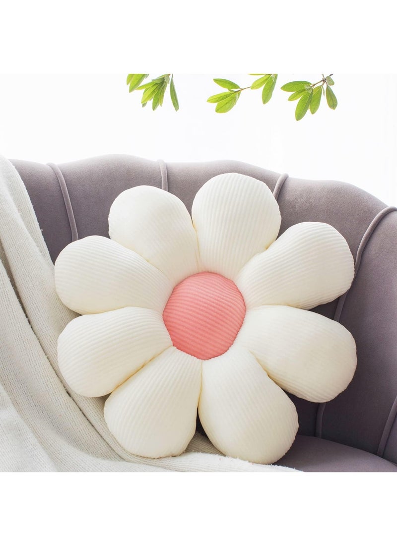 FASHION HOME وسائد على شكل زهرة الأقحوان، وسادة أرضية لديكور غرفة النوم والأريكة والكرسي - Image 1