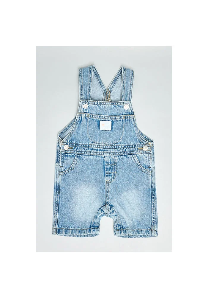 R&b Printed T-Shirt & Dungaree Set