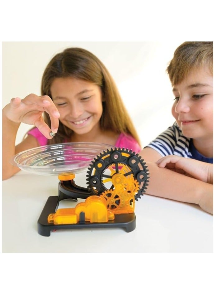 4M KidzLabs Electric Marble Run Kit – Build a Motorized Marble Track and Explore Motion, Gravity & Circuits | STEM Engineering Toy for Kids Ages 8+ | 00-03456 - Image 4