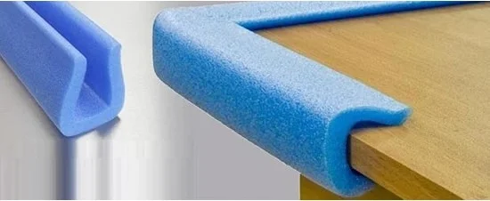 ريلفوم Goods Furniture Packaging Foam Edge Corner Protector U Profile 5x5 Cm - 5 mt