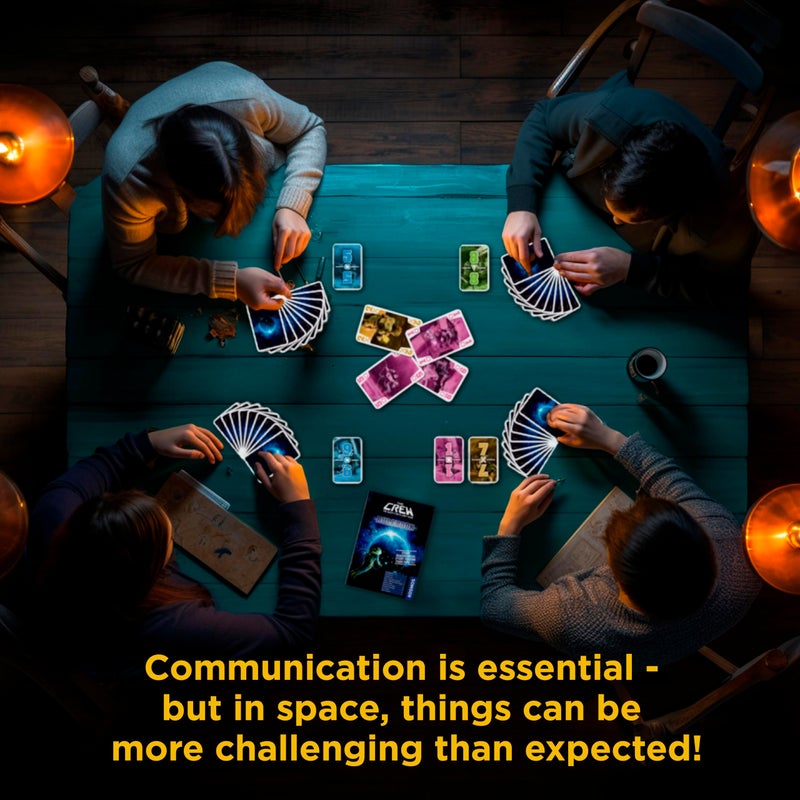 Thames & Kosmos ثيمز وكوسموس الطاقم - البحث عن الكوكب التاسع | لعبة ورق | الفائز بجائزة كينرسبيل ديس يارز | تعاونية | 3-5 لاعبين | أعمار 10+ | أخذ الحيل | 50 مستوى من الصعوبة | إعادة لعب لا نهائية - Image 4