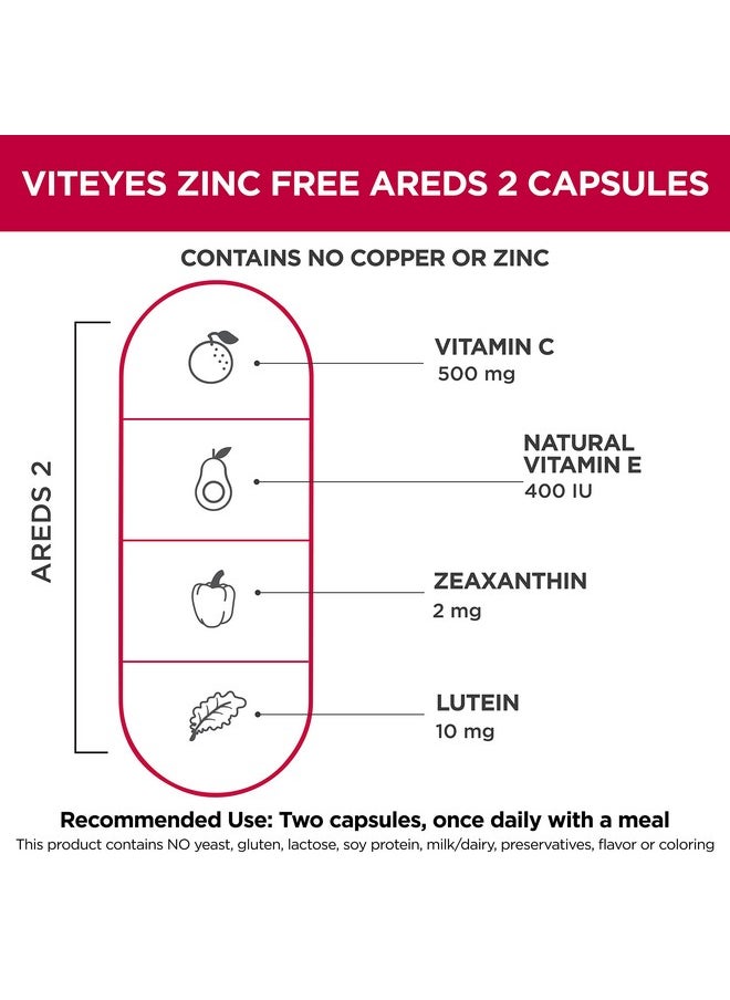 Areds 2 Zinc Free Macular Support Natural Allergen Free Capsules With Vitamin E Vitamin C Lutein & Zeaxanthin No Zinc No Copper Eye Doctor Trusted Manufactured In The Usa 180 Ct - pzsku/ZCB61826D6C41731B74D1Z/45/_/1695145454/3d368216-b307-4ebc-8496-e2ae14c86fac