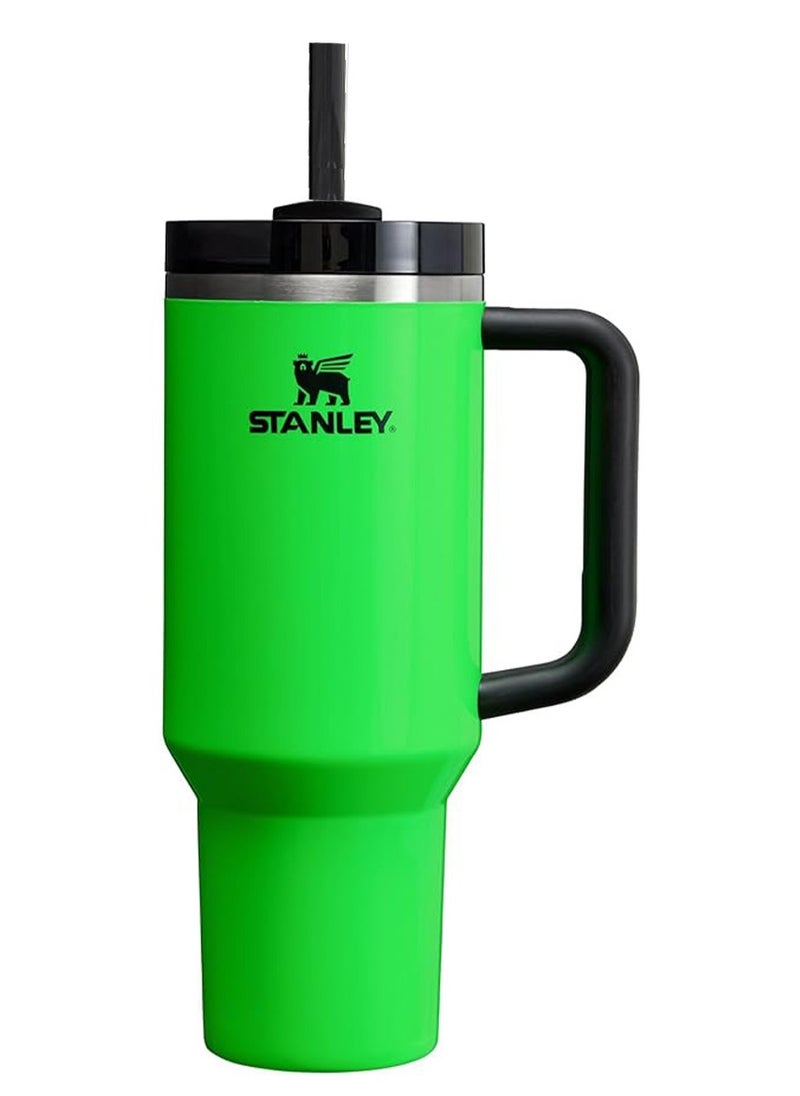 Stanley Quencher H2.0 FlowState Tumbler 40OZ NEON GREEN Stainless Steel Vacuum Insulated with 3-Position Lid and Straw Perfect for Water Iced Tea Coffee On-the-Go Hydration Ideal Gift Stanley Cup - pzsku/ZCB61B0CB4F68B0227204Z/45/_/1735894620/965c33ca-7b9b-4398-b077-03997c3ce0d7