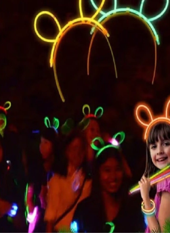 دبوس شعر متوهج على شكل ميكي ماوس"أصفر" - Image 2