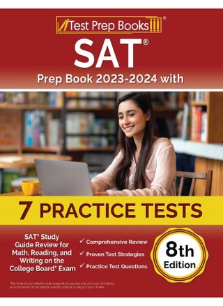 SAT Prep Book 2023-2024 with 7 Practice Tests: SAT Study Guide Review for Math, Reading, and Writ - pzsku/ZCB61BFC96E96B766A73EZ/45/_/1737493667/07e543f9-a966-4d90-a32f-ae83a714d433