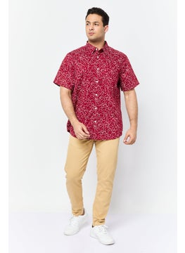 Levi's Men Standard Fit Floral Print Short Sleeves Casual Shirt, Multicolor  - Image 4
