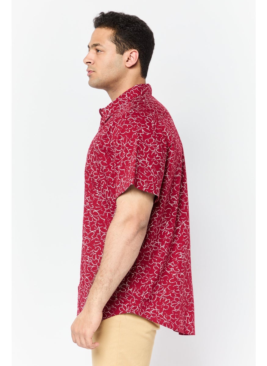 Levi's Men Standard Fit Floral Print Short Sleeves Casual Shirt, Multicolor  - Image 3
