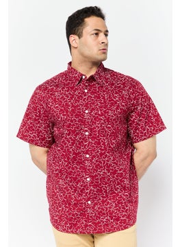 Levi's Men Standard Fit Floral Print Short Sleeves Casual Shirt, Multicolor  - Image 1