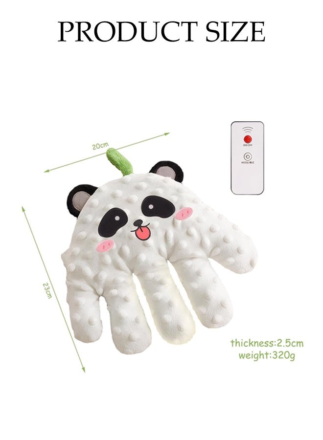 DUNISO Automatic Patting Sleeping Toy for Newborn with Remote Control,Baby Soothing Palm,Startle Prevention Gloves,Cute Cartoon Design - Image 2
