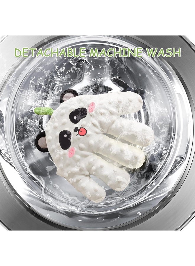 DUNISO Automatic Patting Sleeping Toy for Newborn with Remote Control,Baby Soothing Palm,Startle Prevention Gloves,Cute Cartoon Design - Image 5