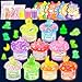 Okaybee Unicorn Magic GlowinTheDark Slime Kit 9 Pack with Glow Charms DIY Slime Set Sensory Toys Rainbow Slimes Party Favors for Girls Boys Gift - Image 2