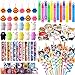 Winrayk Cat Party Favors Birthday Supplies for Kids Girls Squishy Toy Straw Mini Bubble Wand Keychain Slap Bracelet Sticker Classroom Pinata Filler Goodie Bag Stuffer Cat Themed Party Favors Decor - Image 2