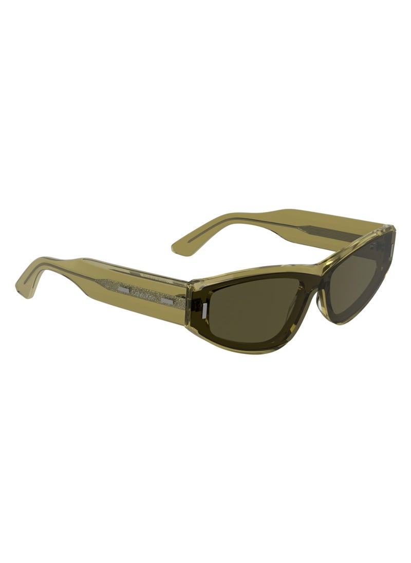 CALVIN KLEIN FULL RIM ACETATE ACETATE CALVIN KLEIN SUN CK24534S 5419 (278) LIGHT BROWN  - Image 3