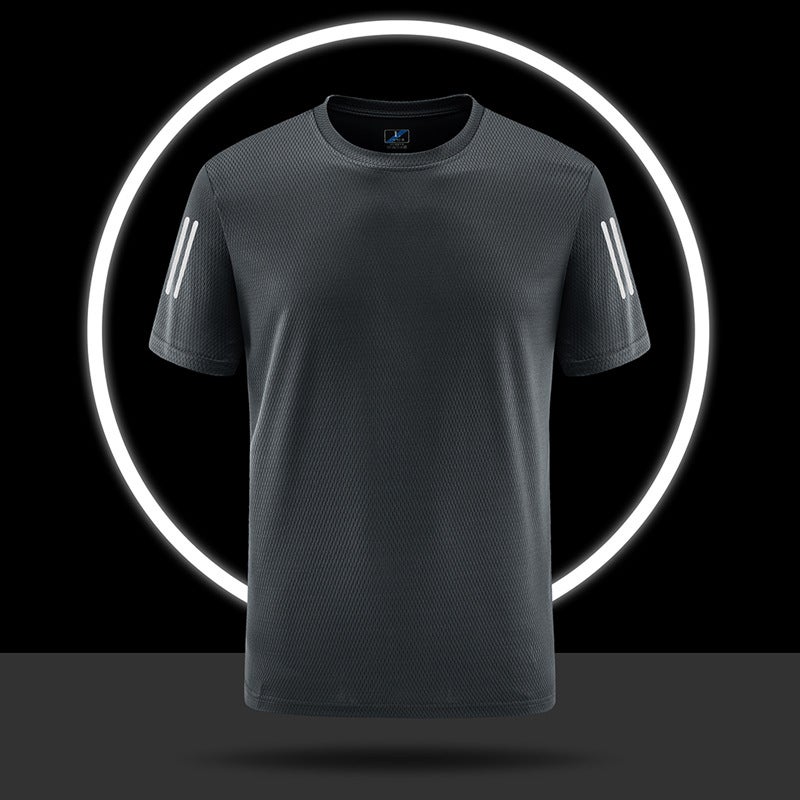 Summer Outdoor Plus size quick-drying short-sleeved T-shirt men''s quick-drying clothes sports T-shirt Group LOGO printing - Image 5