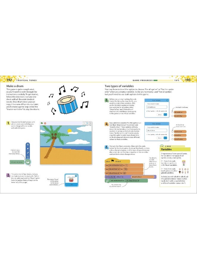 Computer Coding Games for Kids: A unique step-by-step visual guide, from binary code to building gam