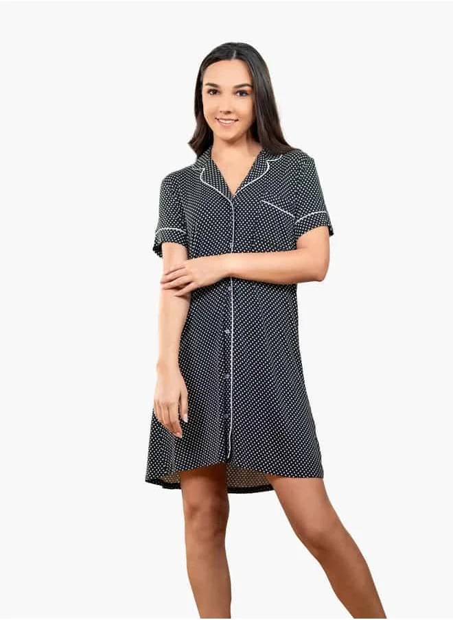 Aadaraya Ss Classic Sleep Shirt For Female