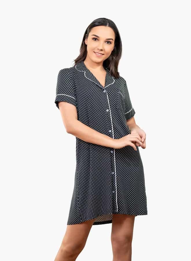 Aadaraya Ss Classic Sleep Shirt For Female - Image 3