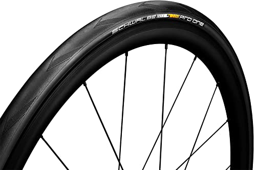 SCHWALBE شوالبي - برو وان إطارات دراجات الطريق القابلة للنفخ بدون أنبوب | 700c x 25 | أسود، إطار واحد - Image 3