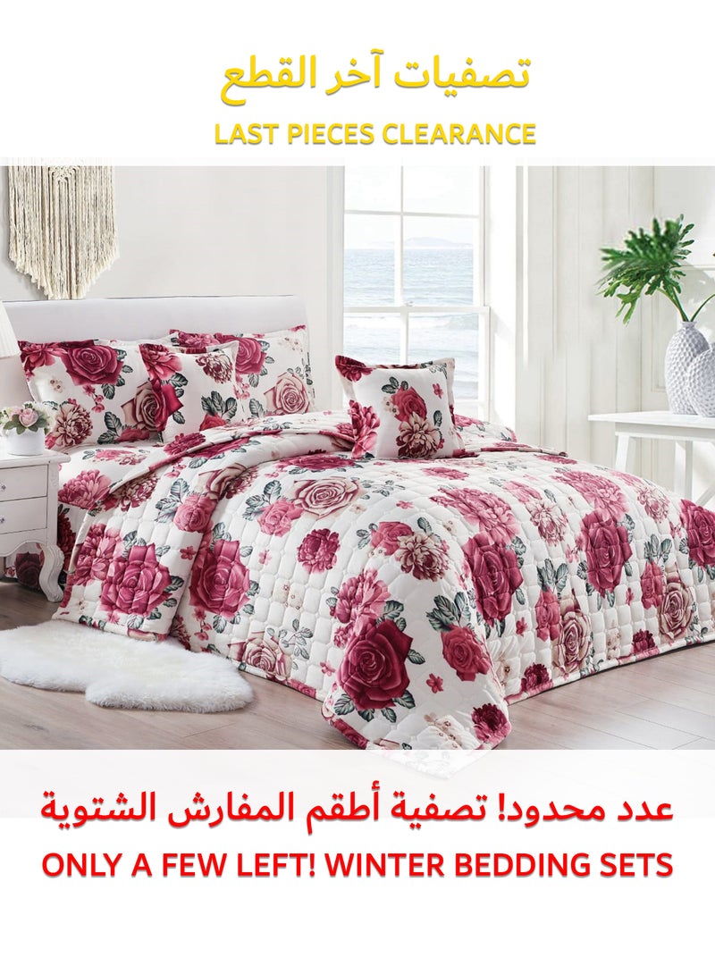 سليب نايت طقم لحاف مخملي ناعم، 4 قطع، مقاس مفرد 160×210 سم - Image 1