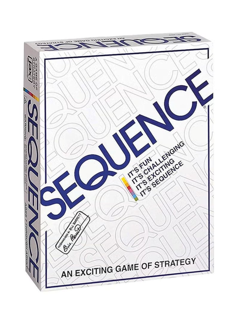 SEQUENCE Exciting Card Board Strategy Family And Game For Friends Party Fun - Image 1