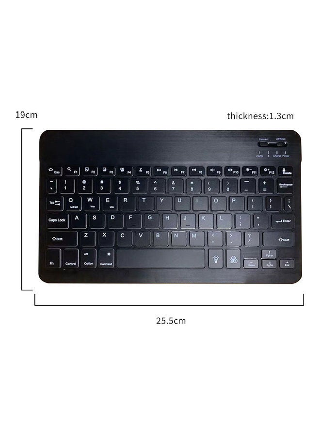 Flash Hawk Wireless Bluetooth Keyboard for Mac/IOS, Android and Windows Tablet Black - Image 5