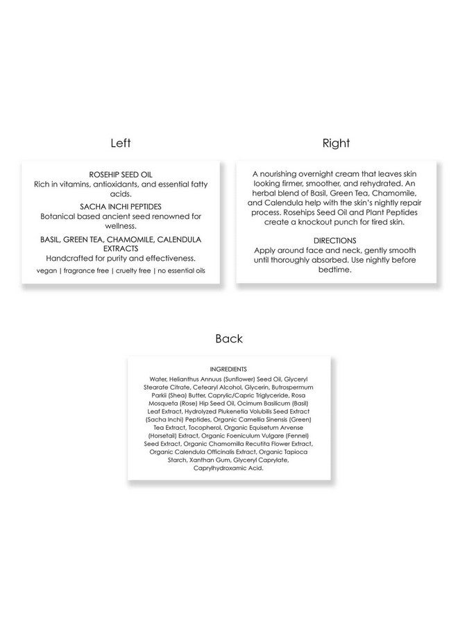 Deep Steep Facial Skin Care Line (Night Cream, 1 oz) - Image 3