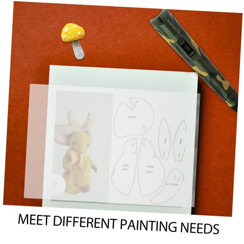 Modern Stencil Sheets 10pcs Translucent Plastic Copy Board For Printing Pen 29.7x21x0.1cm - Image 4