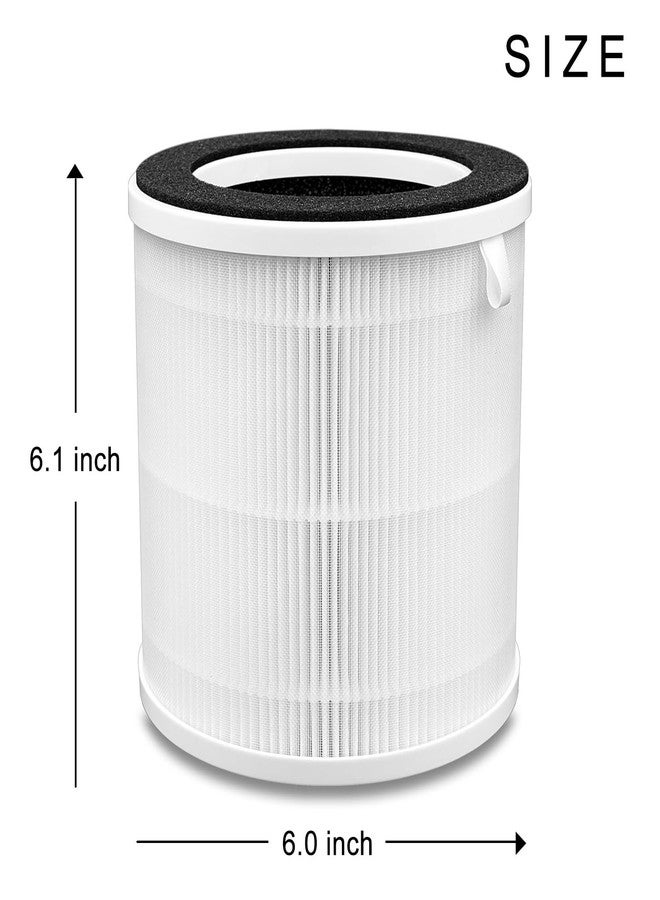 Slirceods KQ-31 Air Filter Replacement for Air Purifier Compatible with Aucleia &AIRTOK& KQLKJ Air Purifiers Filter,Item model number:KQ-31 For iooo K31 Air Purifiers Filter（2-Pack) - Image 2