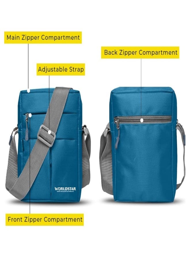 WORLD STAR Kider Men’s Side Sling T-Blue Bag - Trendy & Practical Crossbody Bag - Image 5