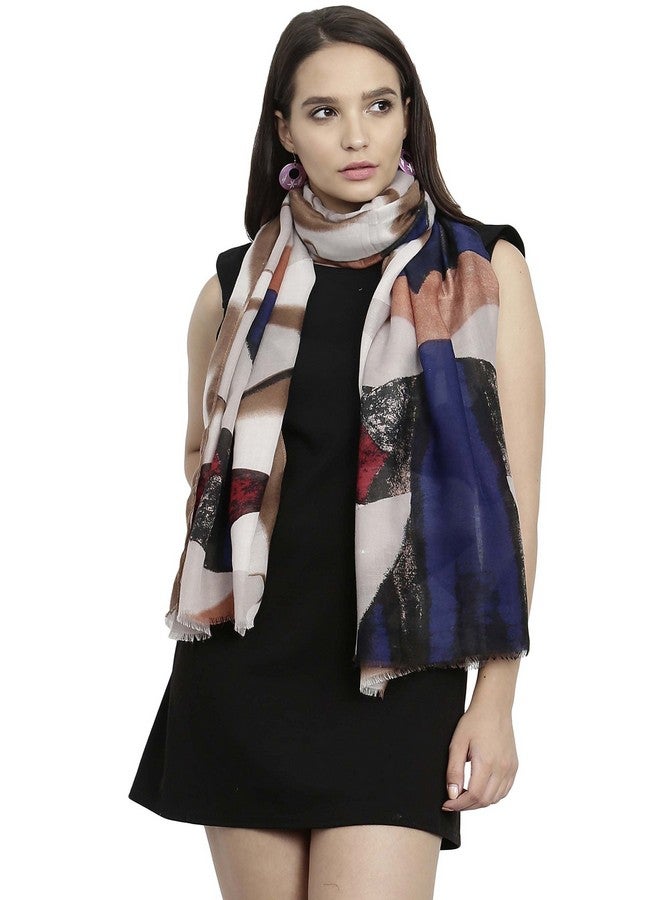 FabSeasons Cotton Viscose Colorful Printed Soft Scarf/Scarves, Shawl and Stoles for Women, Size - 90 * 190 cms - Image 2