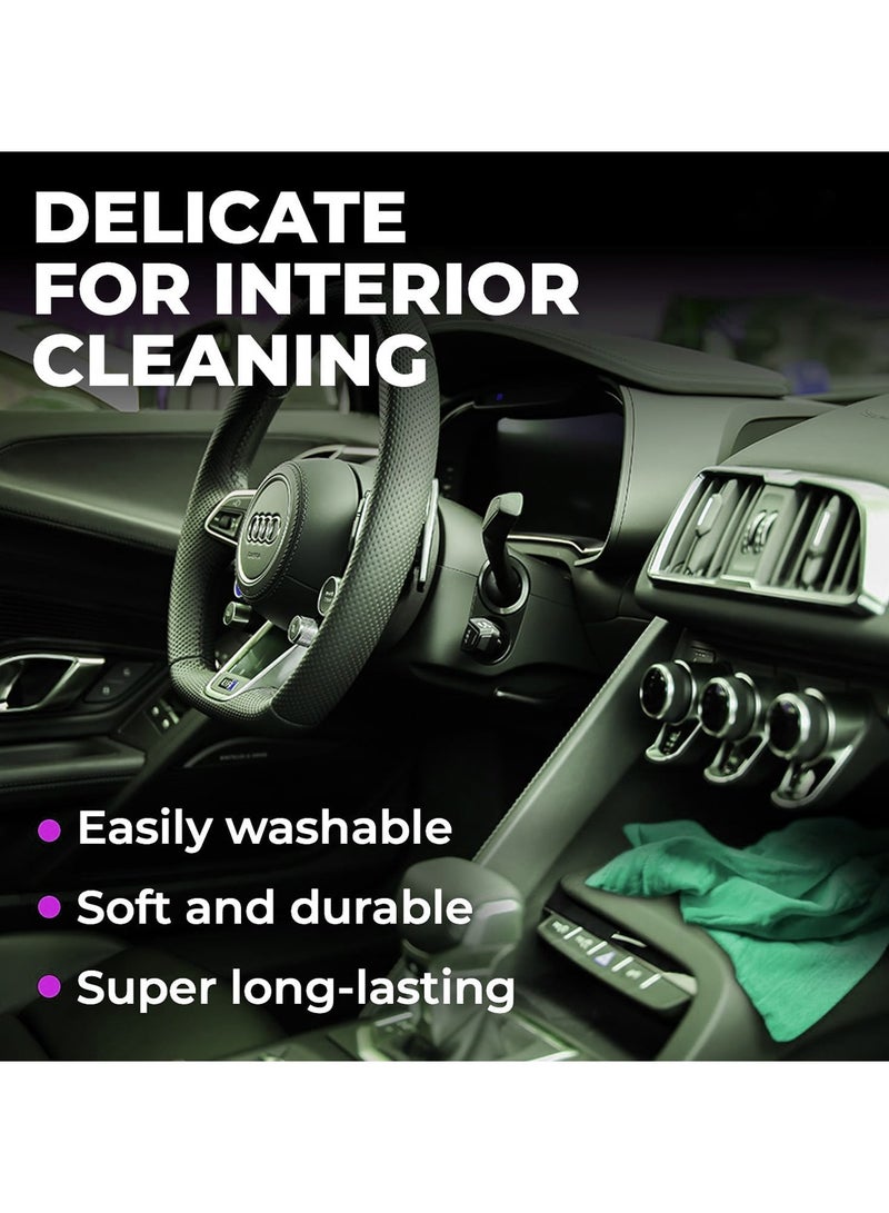 Safi WAX SAFI WAX Chamois Car Washing Towel Car Washing Drying Towel Chamois Leather For Cleaning Polishing Green PVA-001  - Image 3