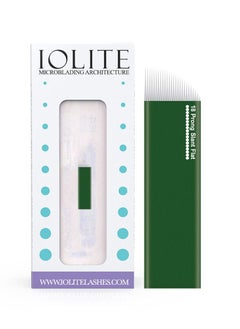 Microblading needles 18 Prong Slant Flat Needle spmu needles size 20mm one time use disposable blade Sterile packaged 12pcs