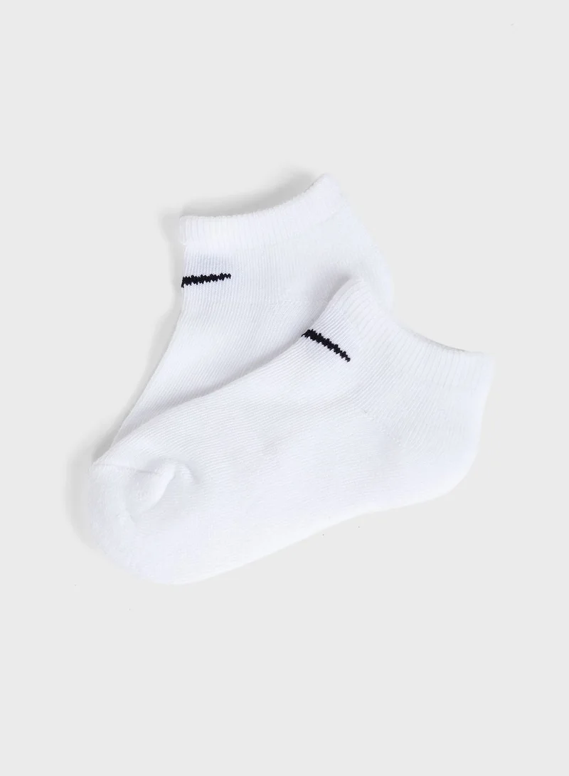 Nike Kids 3 Pack No Show Crew Socks