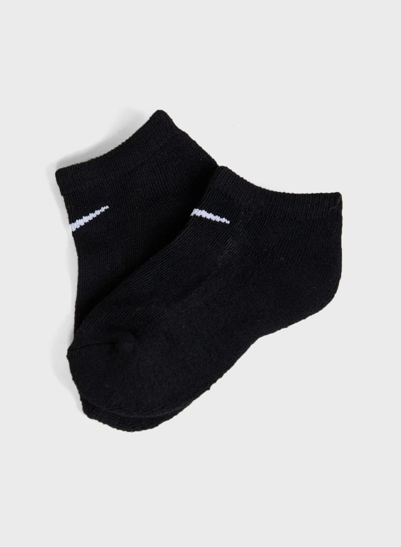 Nike Kids 3 Pack No Show Crew Socks