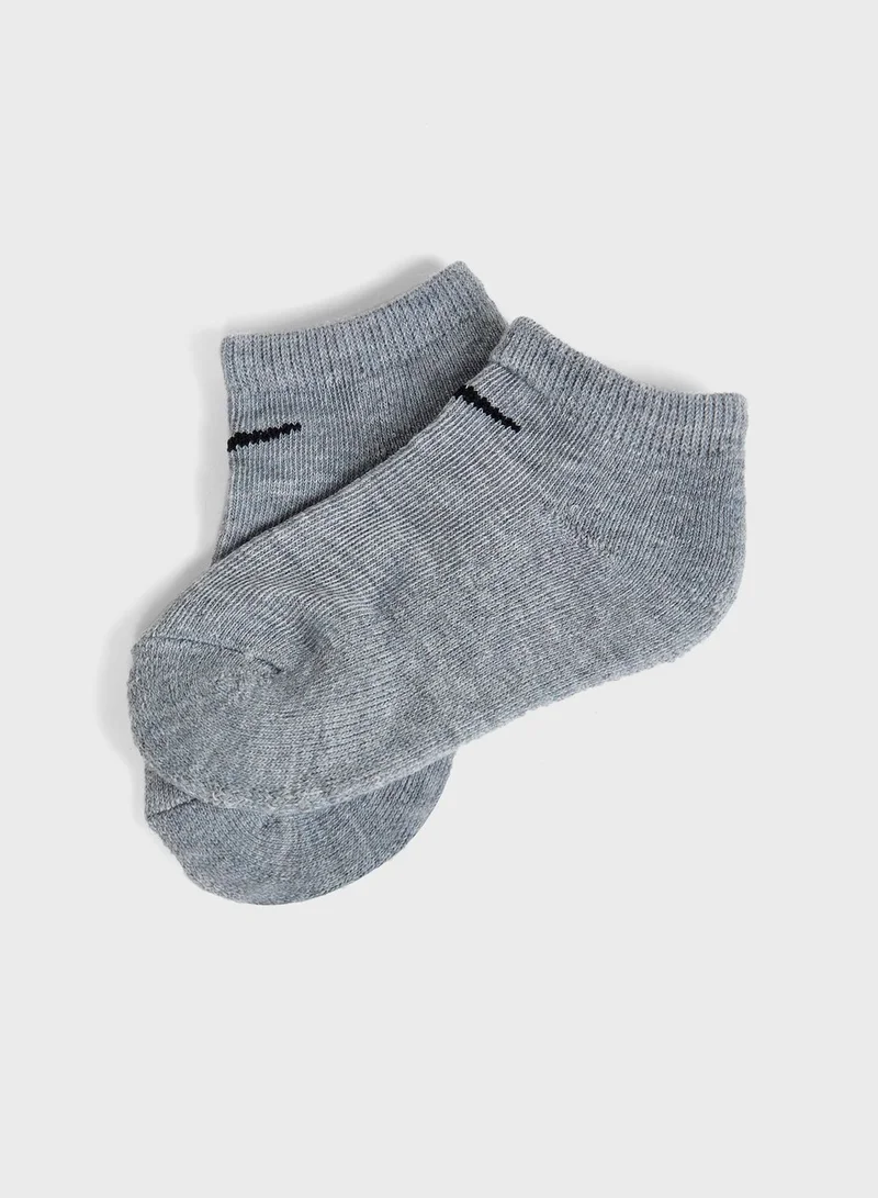 Nike Kids 3 Pack No Show Crew Socks