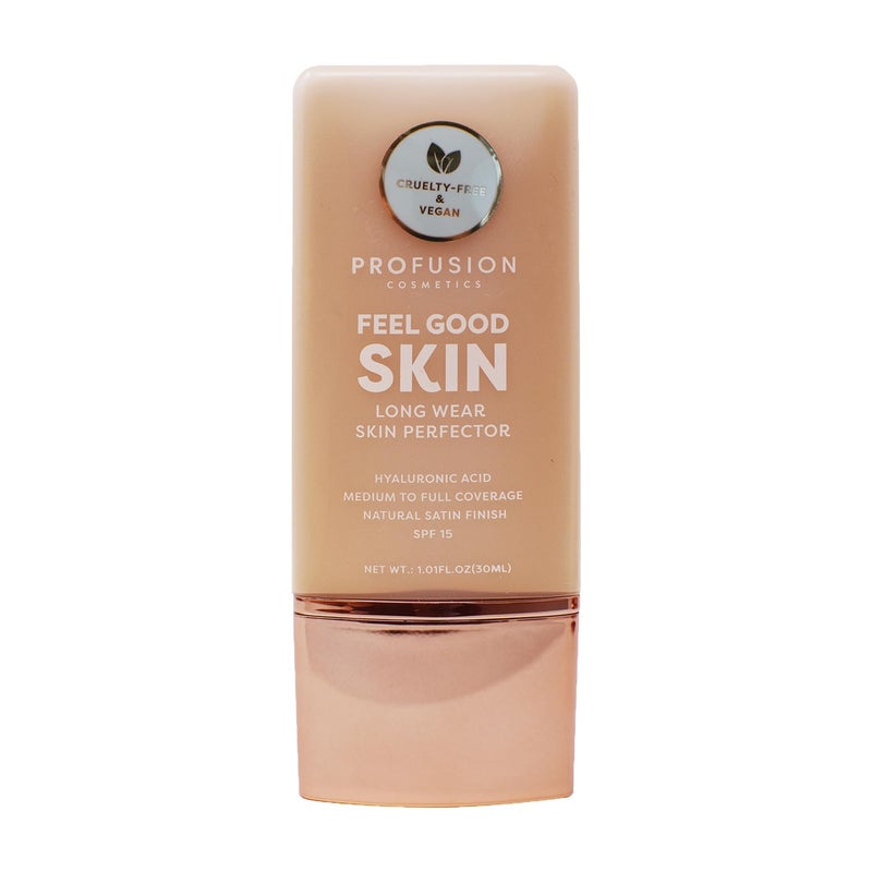 Profusion Cosmetics Lightweight Liquid Foundation for a Flawless and Elegant Radiance Breathable Makeup for Improves Uneven Skin Tone CrueltyFree  Light 1