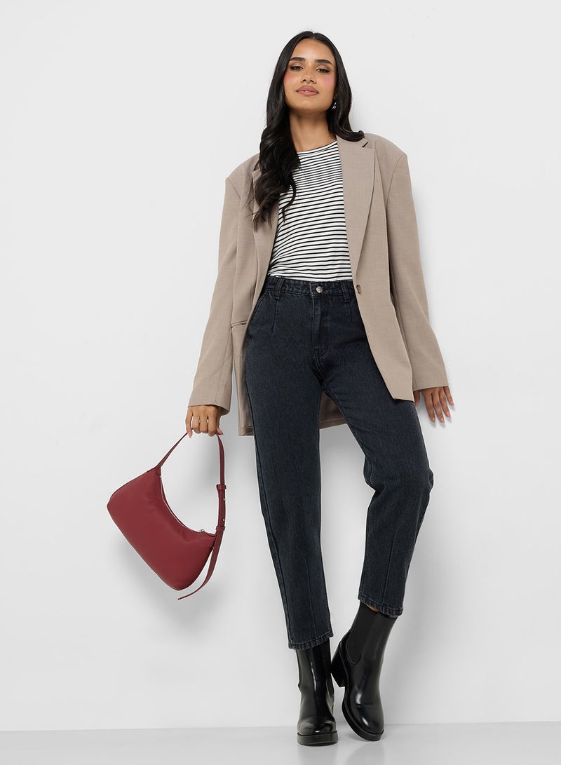 Ginger High Rise Mom Jeans  - Image 1