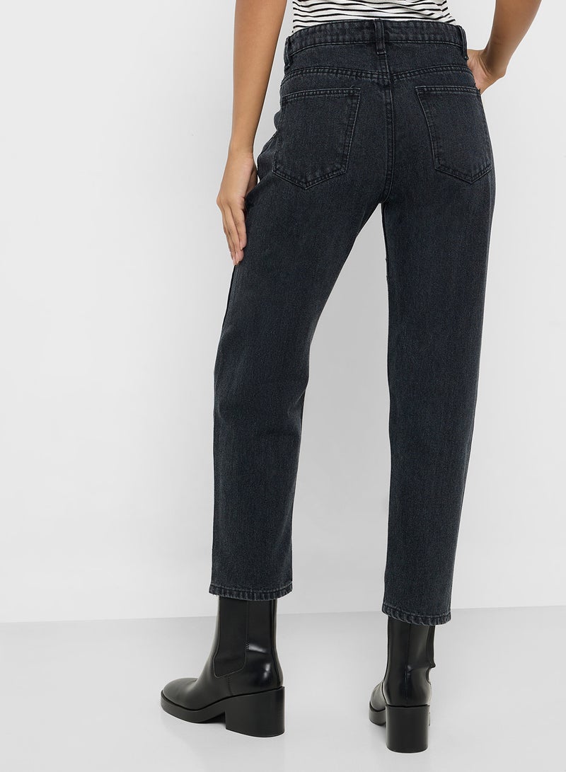 Ginger High Rise Mom Jeans  - Image 3