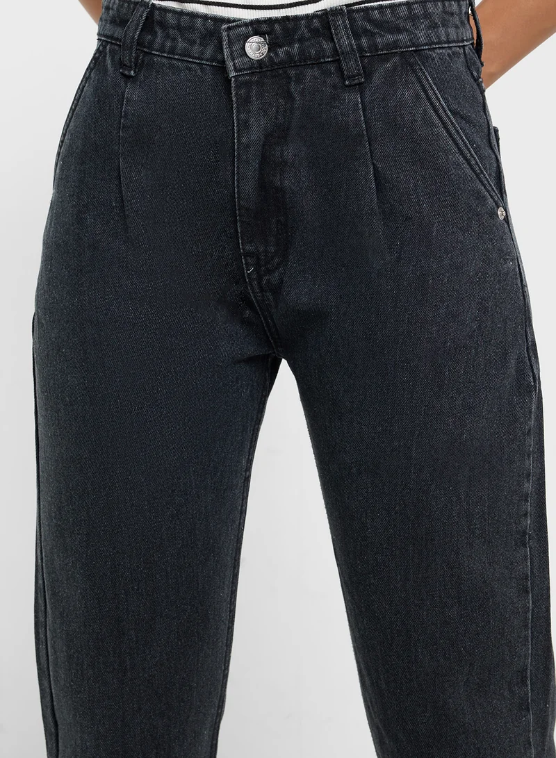 Ginger High Rise Mom Jeans