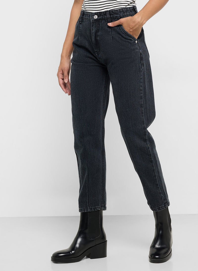 Ginger High Rise Mom Jeans  - Image 2