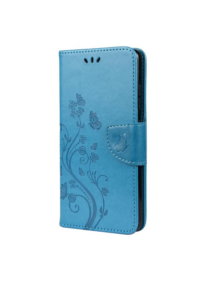 اس-توب جراب لهاتف Samsung Galaxy A32 4G بنقشة زهور الفراشة، جراب جلدي قلاب أفقي مع حامل وفتحات للبطاقات ومحفظة - Image 2