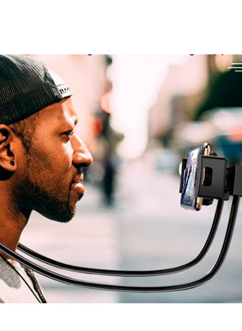 Yesido Neck Mounted Lazy Holder C80 – Black. - Image 3