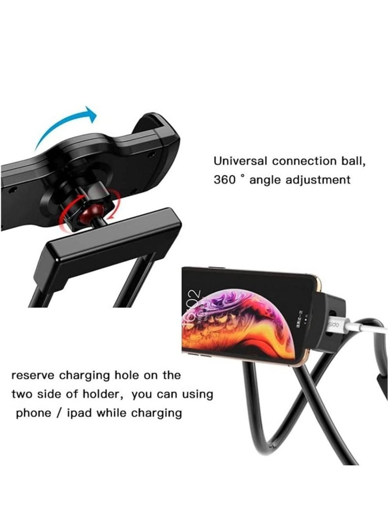 Yesido Neck Mounted Lazy Holder C80 – Black. - Image 2