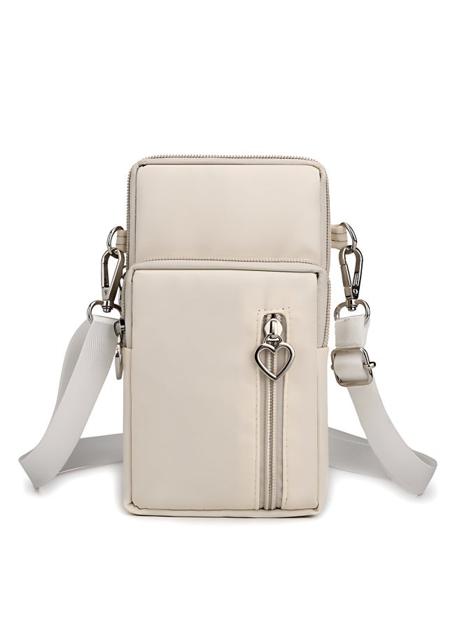 Women's Large Capacity Nylon Shoulder Bag, Ladies Halter Neck Mobile Phone Bag Arm Bag Crossbody Bag Sling Bag Side Bag, Lightweight Portable Coin Purse Carry Bag Sports Bag for Girls/College Students  - Image 1