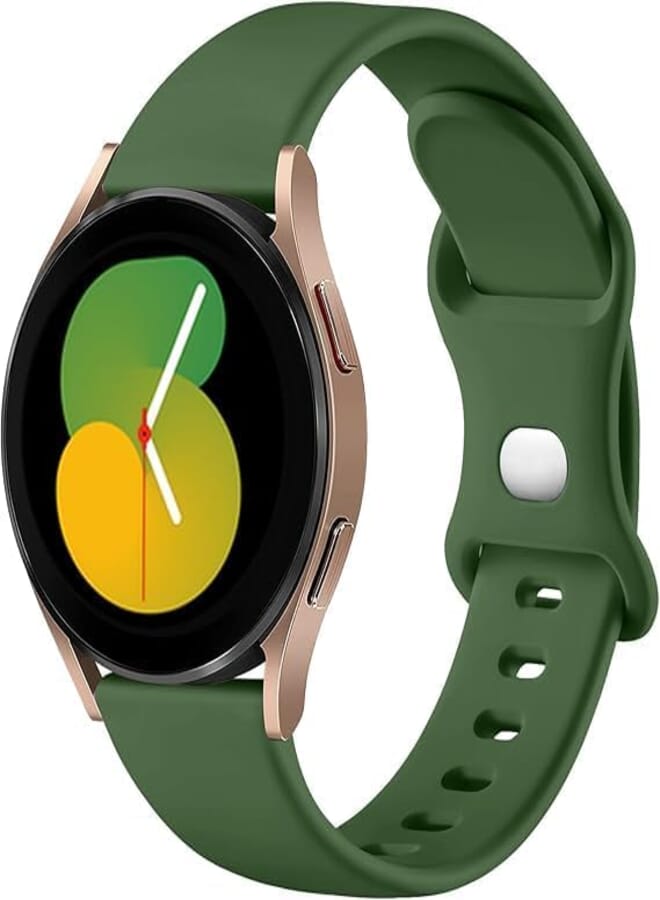 Next Next Store 20mm Silicone Sport Band Compatible with Samsung Galaxy Watch 6/5/4/Active 2 40mm 44mm/Galaxy Watch 3 41mm/Galaxy Classic/Gear Sport 42mm Men Women
