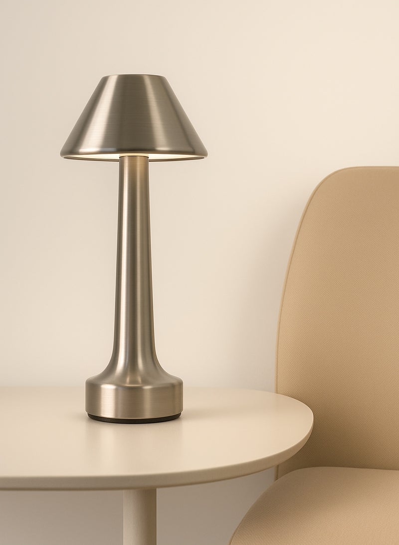 LED Table Lamp with Touch Sensor, 3 Modes, Stepless Dimming, Energy-Saving Portable Rechargeable Cordless Desk Lamp, Suitable for Bedrooms, Kids Nursery, Restaurants, Nightstand, Terraces, Hotels, Bedside Lamps  - Image 4