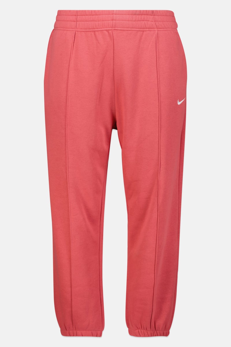 Nike Women Plus Size Embroidered Logo Outdoor Sweatpants, Dark Pink - Image 2